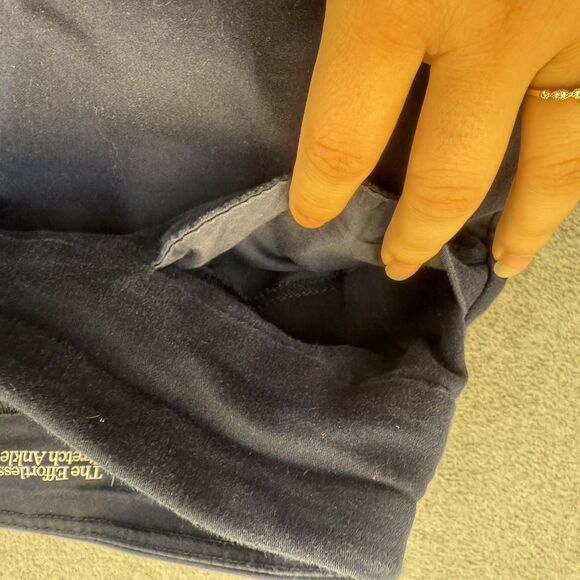 Croft Barrow Pants Women's 14 Blue The Effortless Stretch Ankle Pull On - Picture 10 of 11